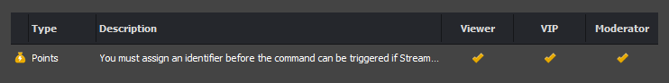 The trigger editor showing a points trigger in InstructBot.